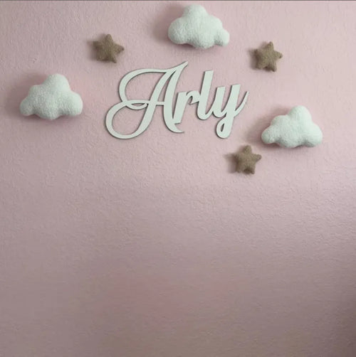 Cloud wall lamp nursery set – real customer review photo