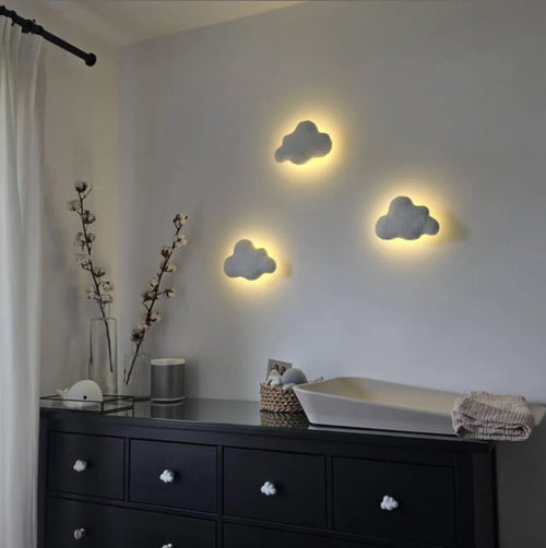 Moon and cloud night light nursery – customer photo review